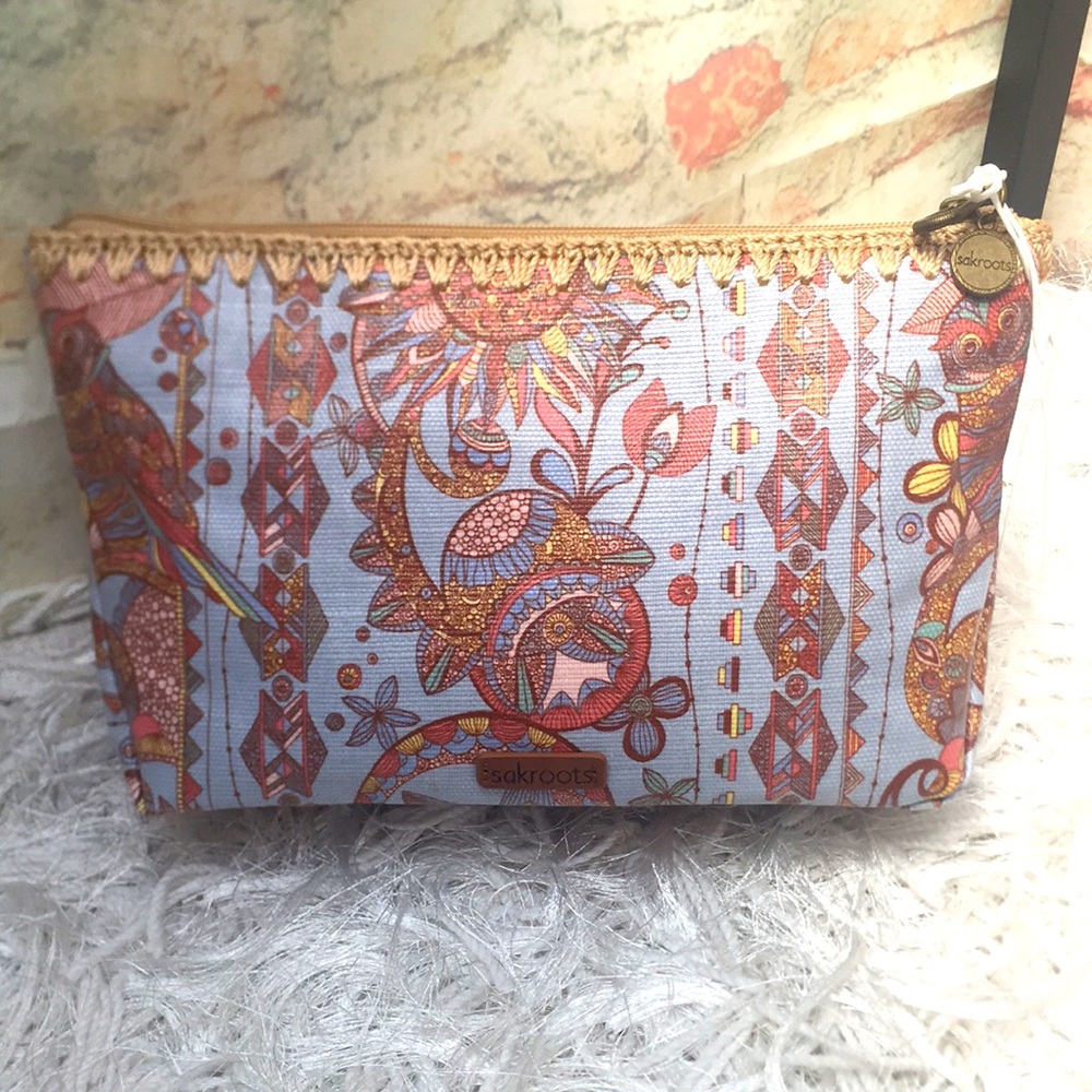New Sakroots Giftable Essential Travel Bag, School Supplies Case, Art Pouch